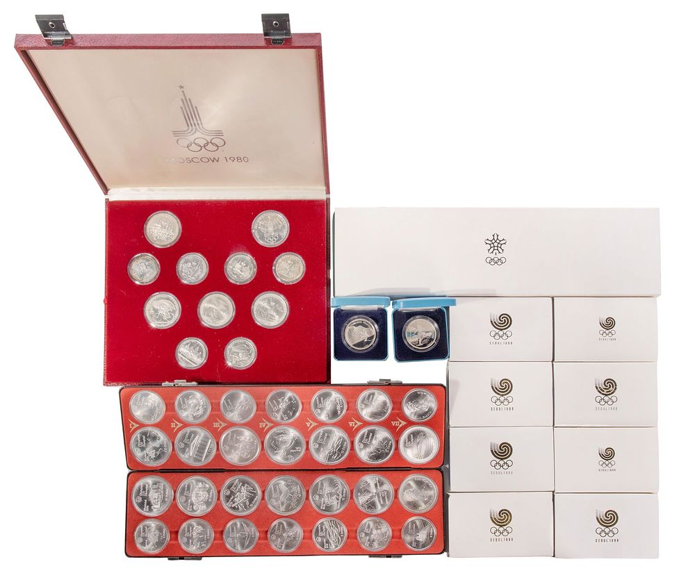 Lot 198: Olympic Coin Set Assortment