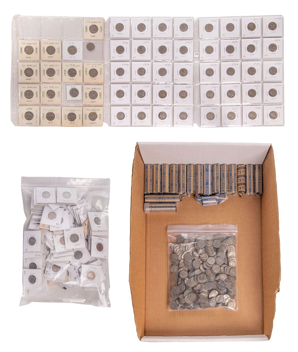 Lot 203: Buffalo 5c Assortment