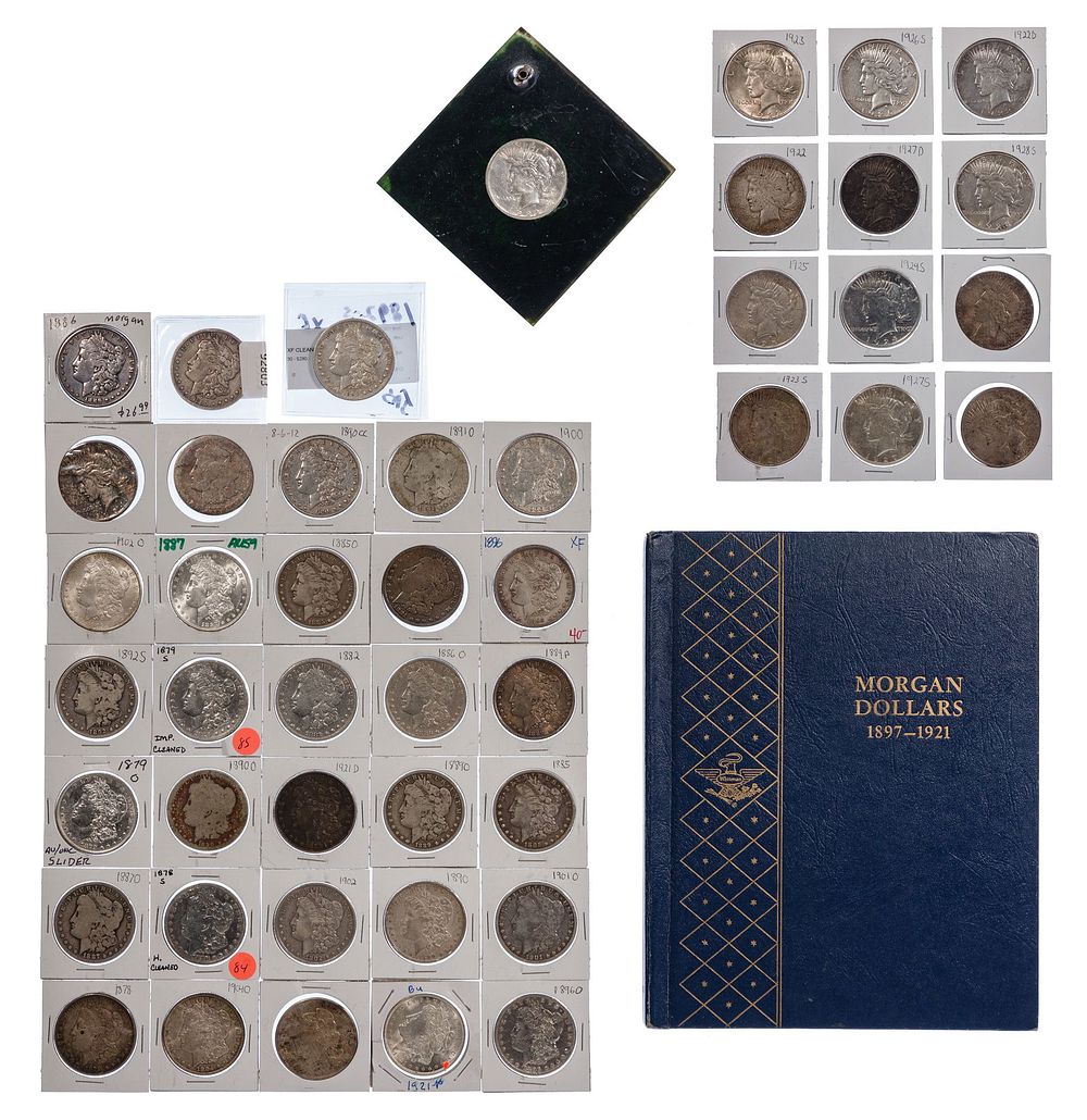 Lot 204: Morgan and Peace $1 Assortment