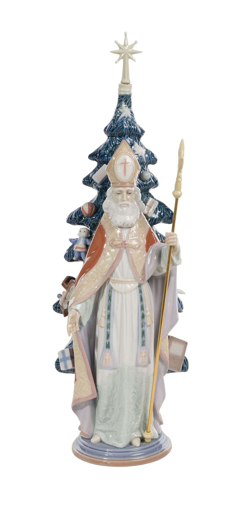 Lot 240: Lladro #5427 'Saint Nicholas' Porcelain Figurine