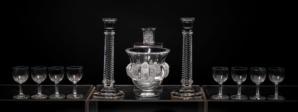 Lot 243: Lalique and Baccarat Crystal Assortment
