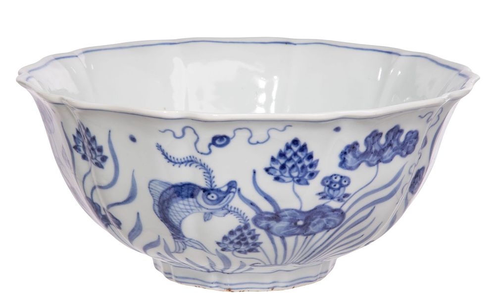 Lot 259: Chinese Blue and White Porcelain Bowl