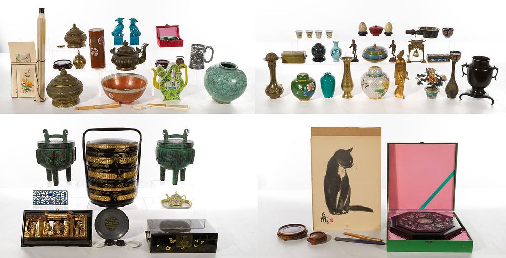 Lot 264: Asian Decorative Object Assortment