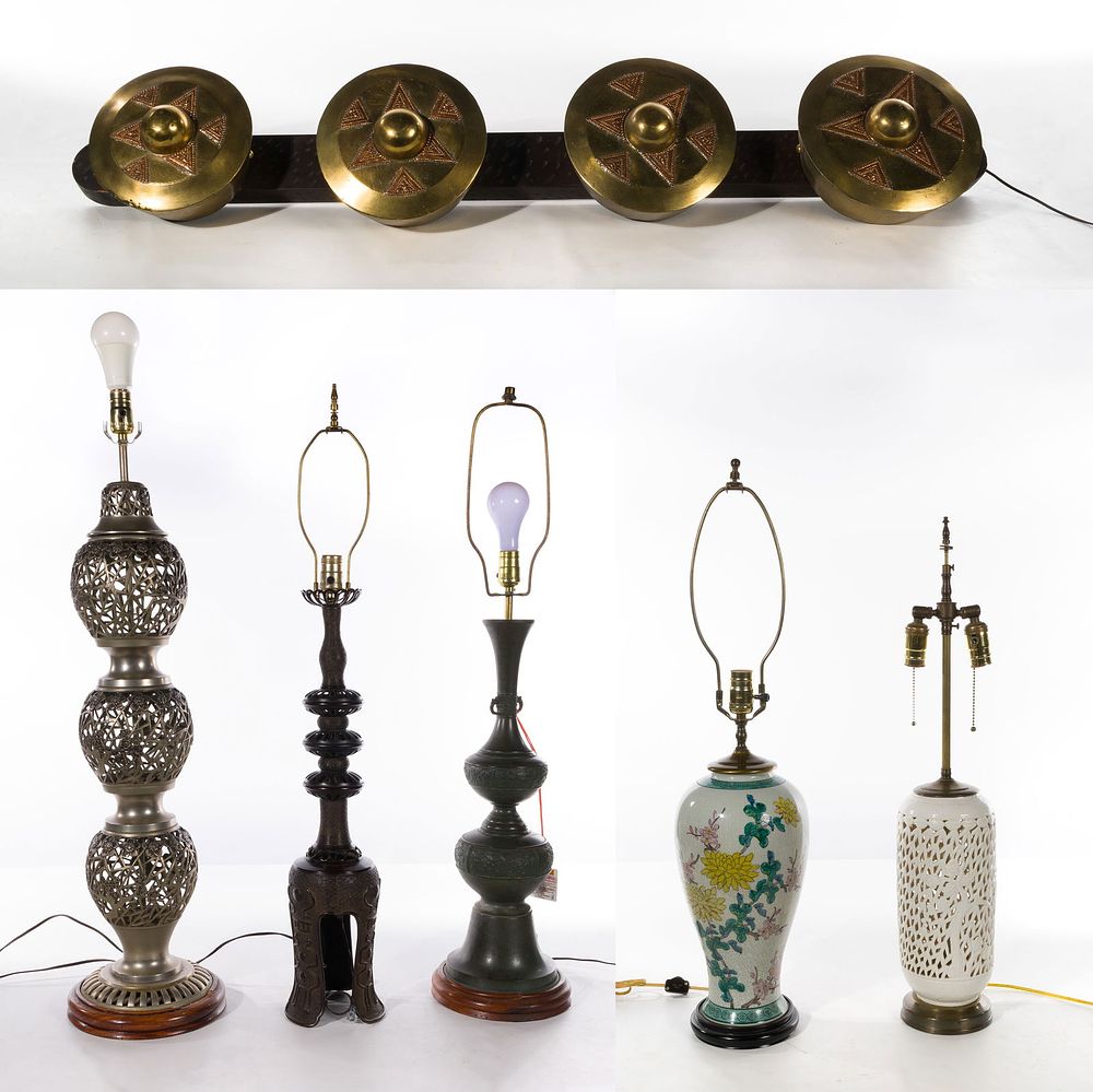 Lot 266: Asian Style Lamp Assortment