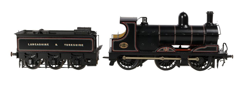Lot 306: Lawrence Scale Models Model Train O Scale Locomotive with Tender