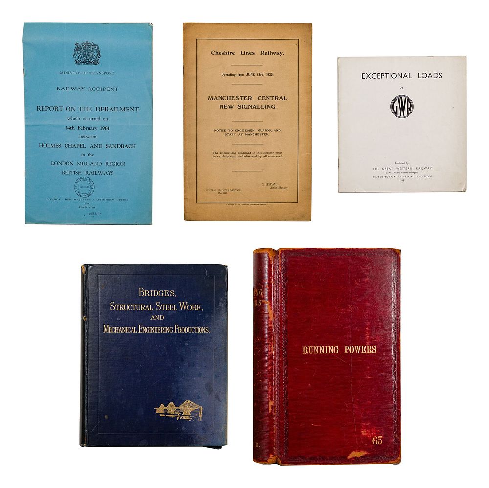 Lot 173: Antiquarian Railway Book Assortment
