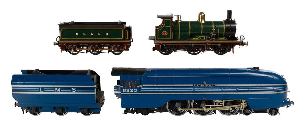Lot 204: Javelin Models Model Train O Scale Locomotive With Tender Sets