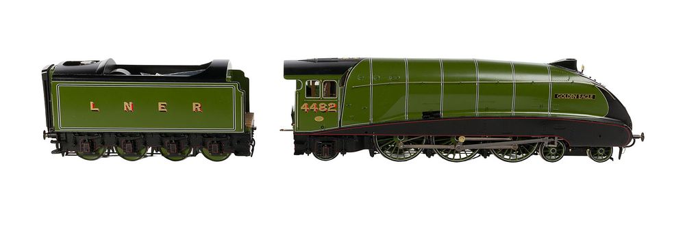 Lot 206: L. H. Loveless & Co. Model Train O Scale Locomotive with Tender
