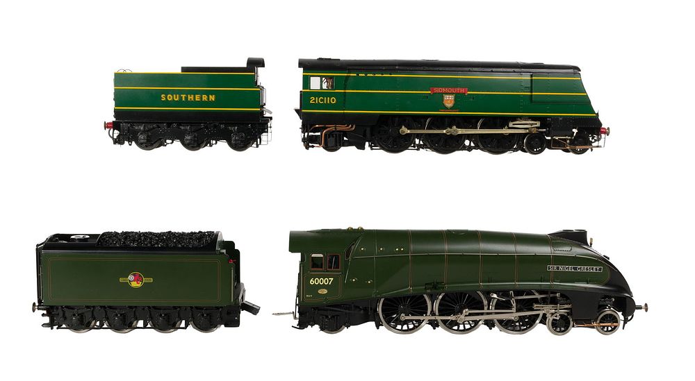 Lot 208: L. H. Loveless and Sunset Model Train O Scale Locomotive with Tender Assortment