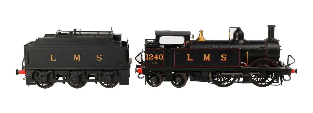 Lot 215: Lawrence Scale Models Model Train O Scale Locomotive with Tender