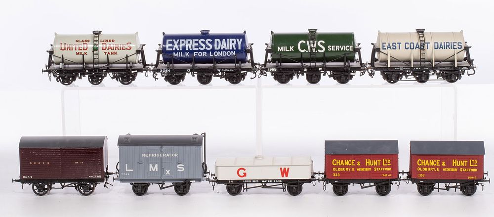 Lot 239: Lawrence Scale Models Model Train O Scale Car Assortment