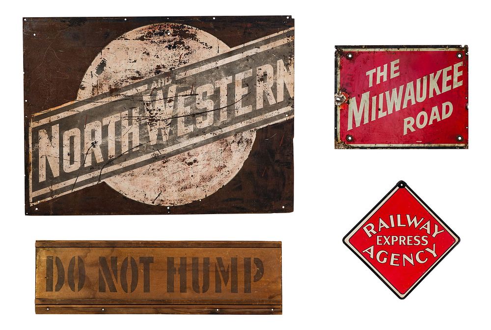 Lot 314: Railwayana Sign Assortment