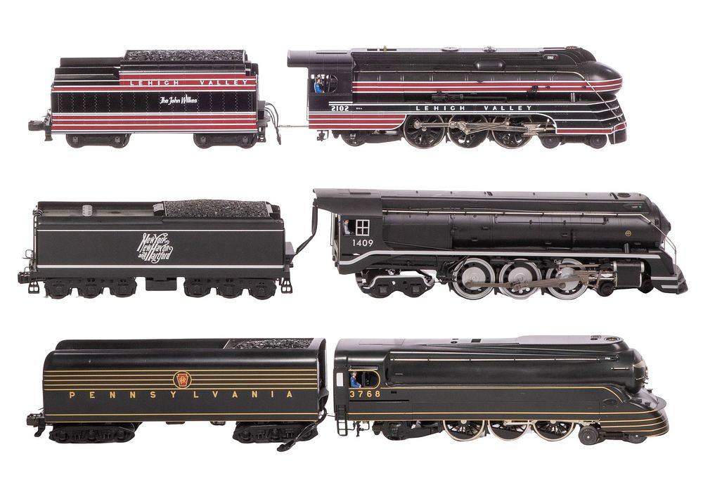 Lot 347: Weaver Model Train O Scale Locomotive with Tender Assortment