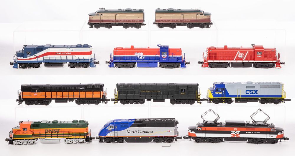 Lot 353: K-Line Model Train O Scale Locomotive Assortment