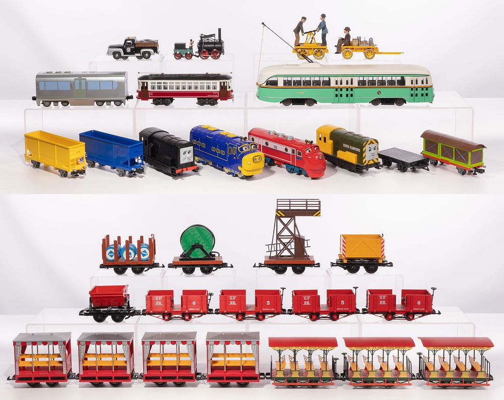 Lot 370: Model Train G Scale Train and Accessory Assortment