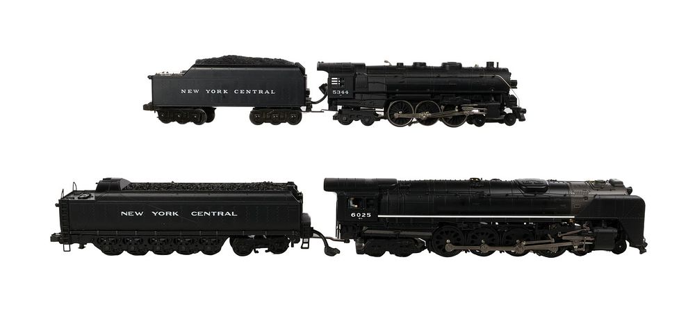Lot 376: MTH Model Train O Scale New York Central Locomotive with Tender Sets