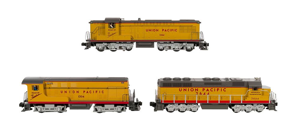 Lot 428: MTH Model Train O Scale Union Pacific Locomotive Assortment