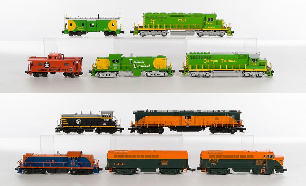 Lot 431: MTH Model Train O Scale Locomotive and Tender Assortment