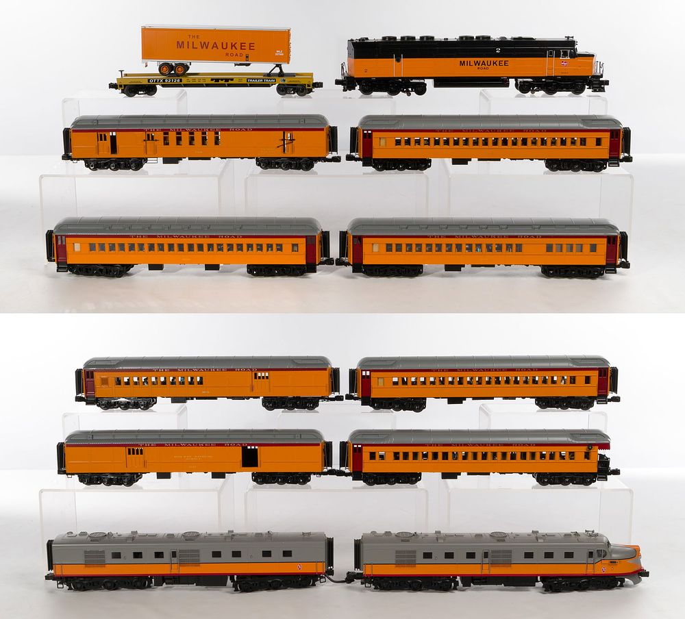 Lot 435: MTH Model Train O Scale The Milwaukee Road Assortment