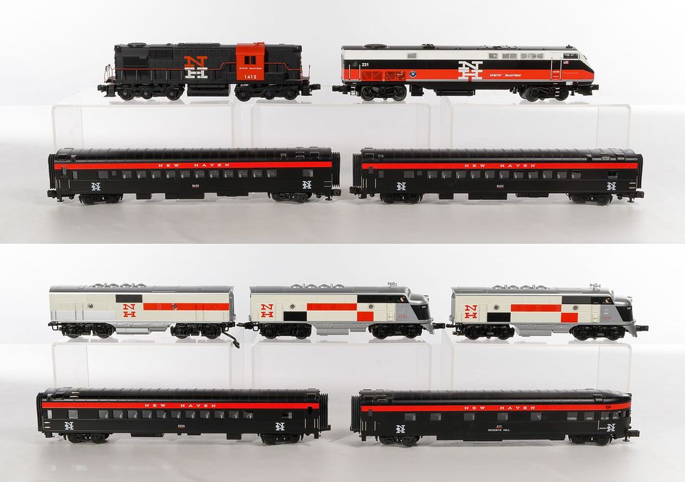 Lot 438: MTH Model Train O Scale New Haven Assortment