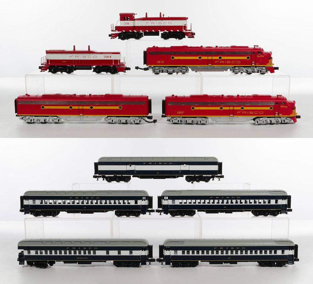 Lot 448: MTH Model Train O Scale Frisco Assortment
