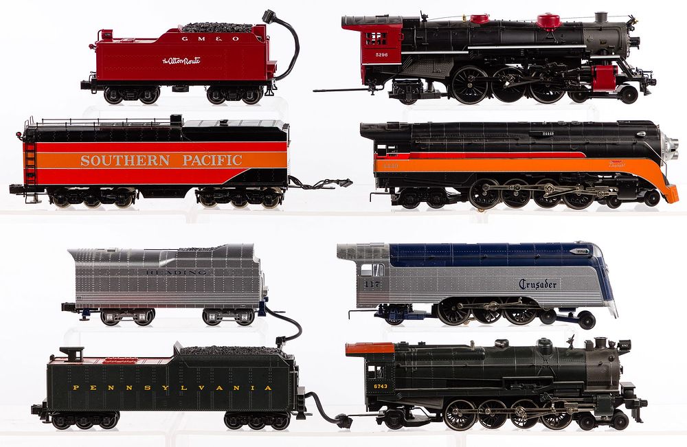 Lot 449: MTH Model Train O Scale Locomotive and Tender Assortment