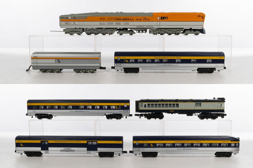 Lot 450: MTH Model Train O Scale Chesapeake and Ohio Assortment