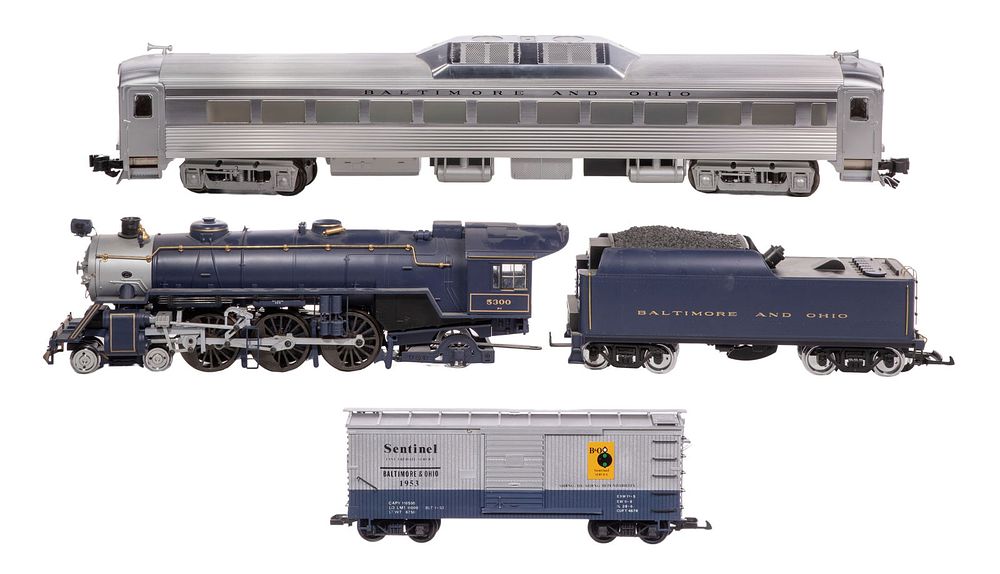 Lot 482: Model Train G Scale Baltimore & Ohio Assortment
