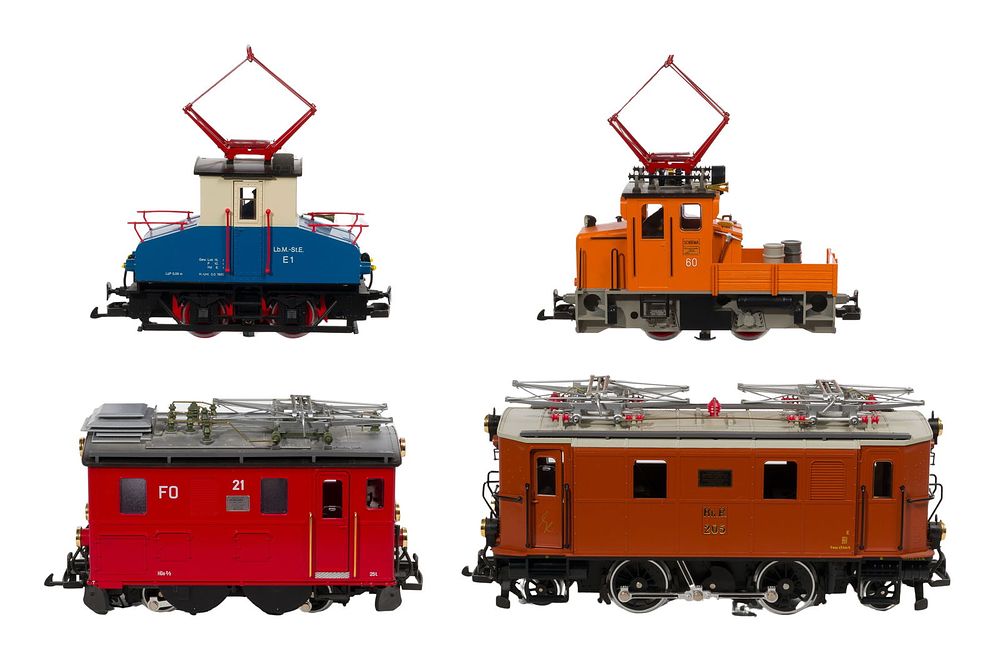 Lot 494: LGB Lehmann Model Train G Scale Electric Locomotive Assortment