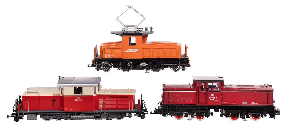 Lot 509: LGB Lehmann Model Train G Scale Locomotive Assortment