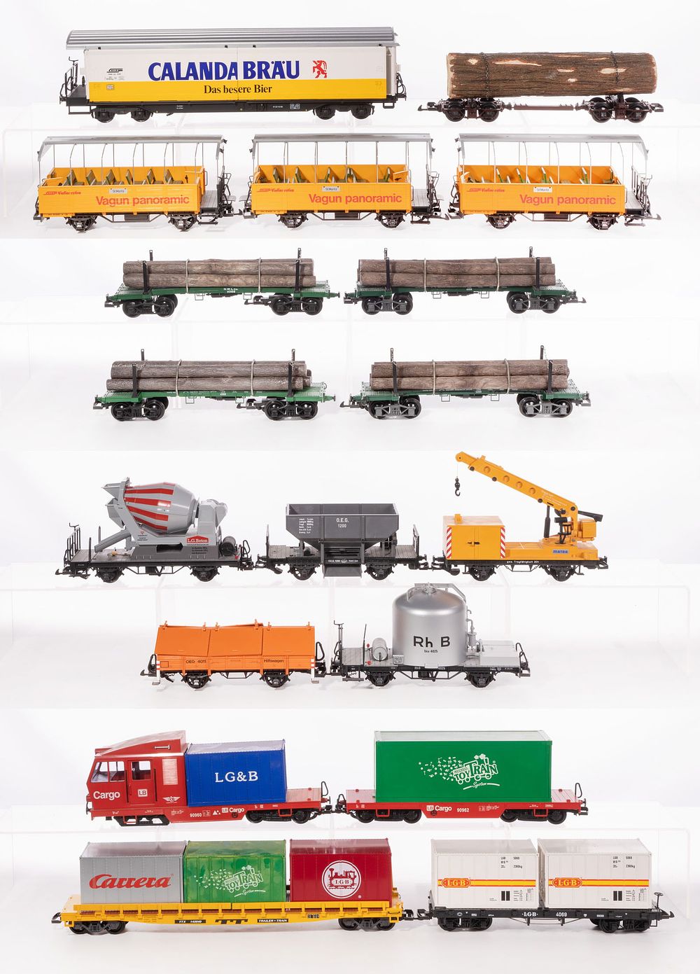 Lot 510: LGB Lehmann Model Train G Scale Car Assortment