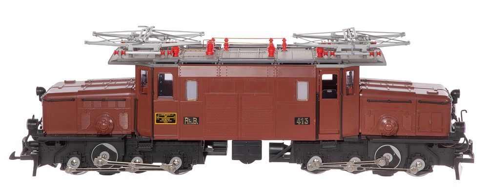 Lot 515: LGB Lehmann Model Train G Scale Crocodile Electric Locomotive