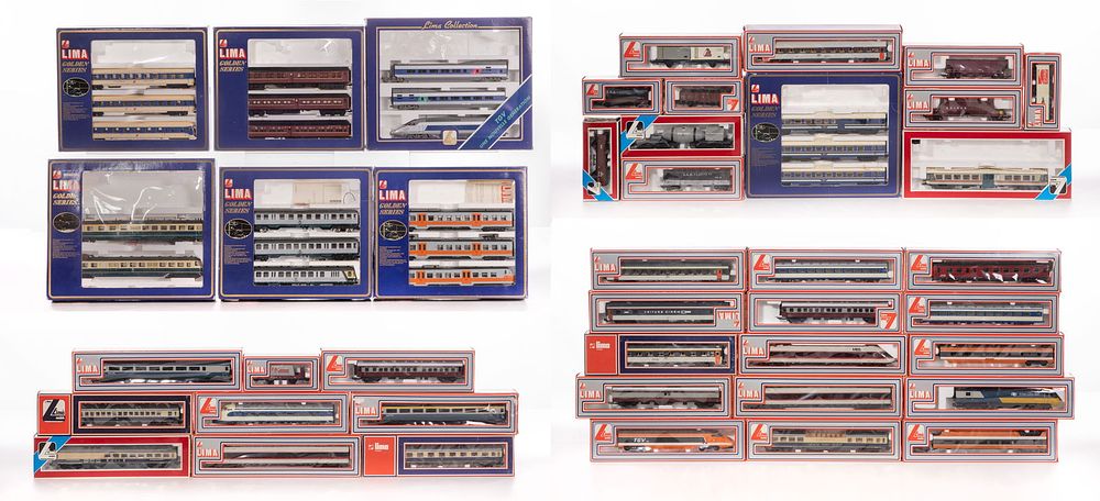 Lot 550: Model Train HO Scale Lima Boxed Assortment