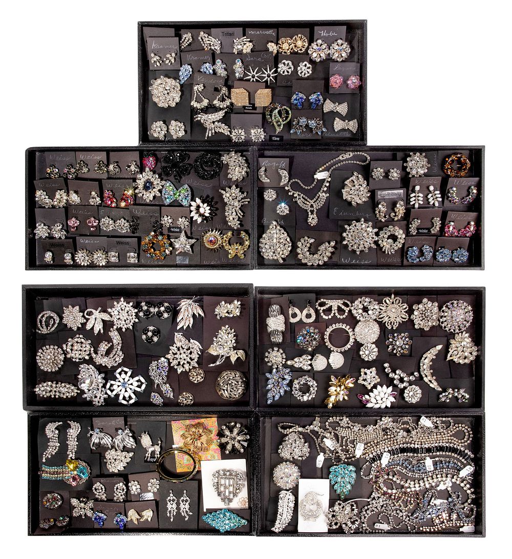 Lot 180: Rhinestone Jewelry Assortment