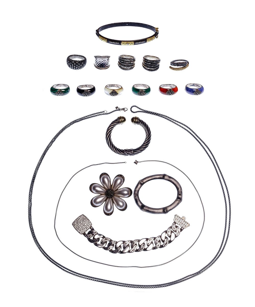 Lot 200: Designer Sterling Silver Jewelry Assortment