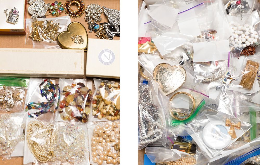 Lot 201: Rhinestone and Costume jewelry Assortment