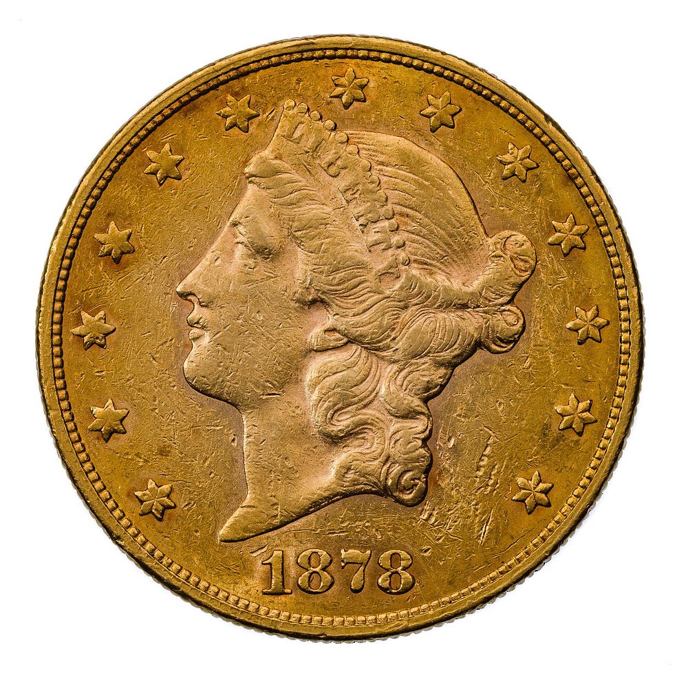Lot 205: 1878-S $20 Gold