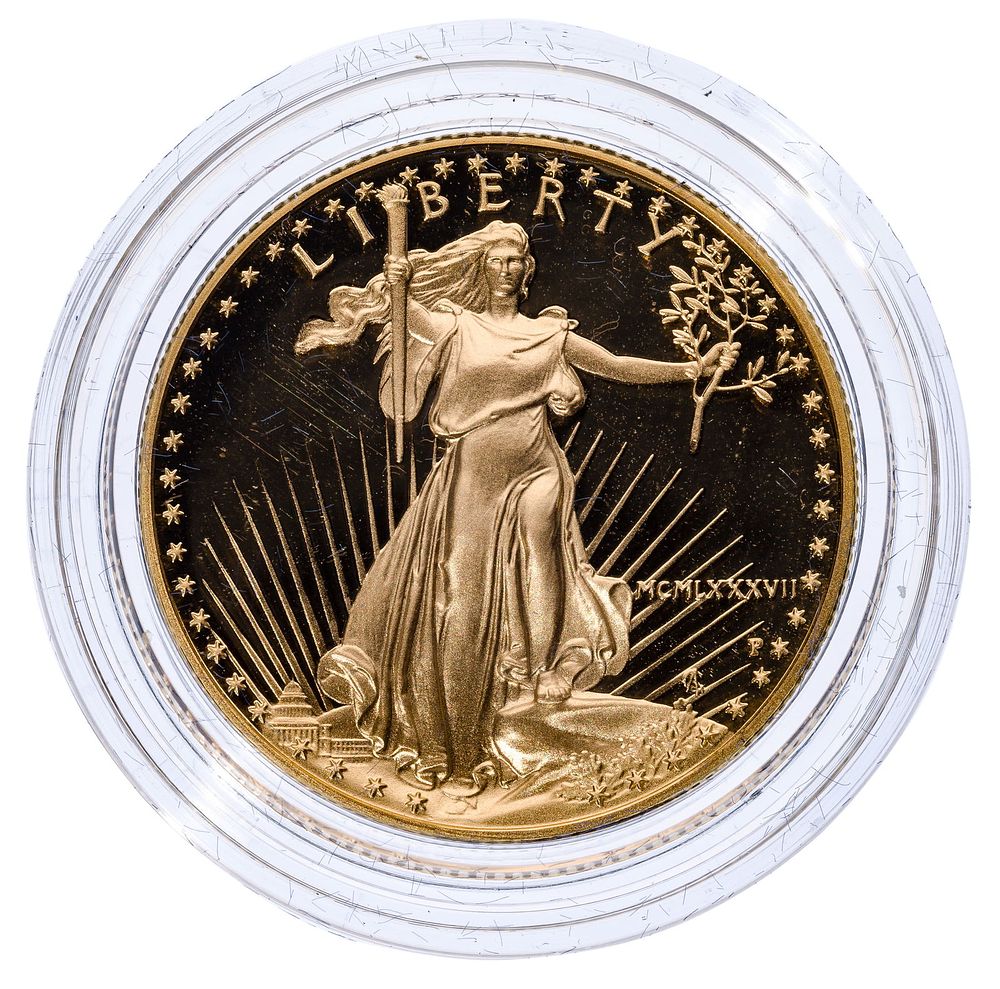Lot 206: 1987 $25 Gold Eagle Proof