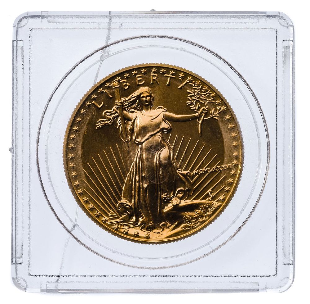 Lot 213: 1986 $50 Gold Eagle