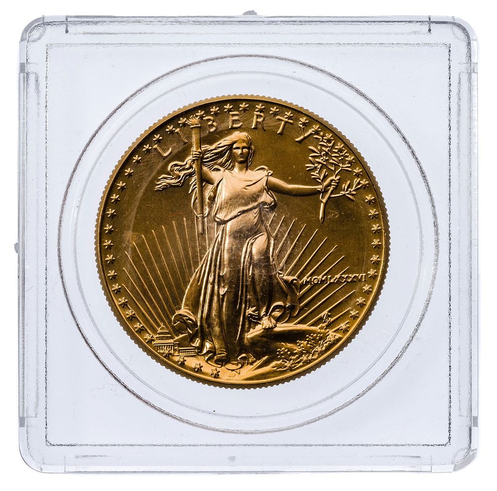 Lot 216: 1986 $50 Gold Eagle