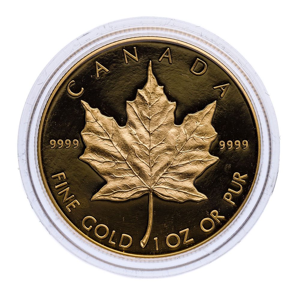 Lot 218: Canada: 1989 $50 Fine Gold Coin