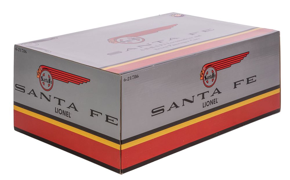 Lot 236: Lionel Model Train O Scale Santa Fe Anniversary Passenger Set