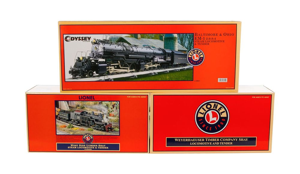 Lot 256: Lionel Model Train O Scale Set Assortment