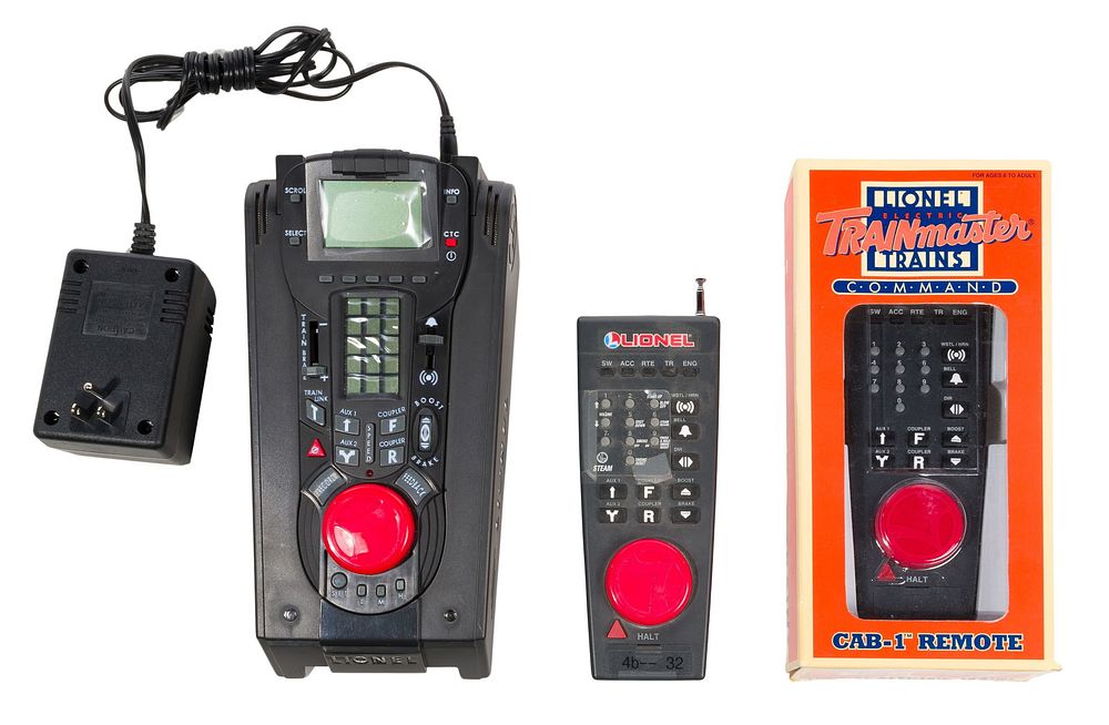 Lot 275: Lionel Model Train CAB-2 and CAB-1 Remote Assortment