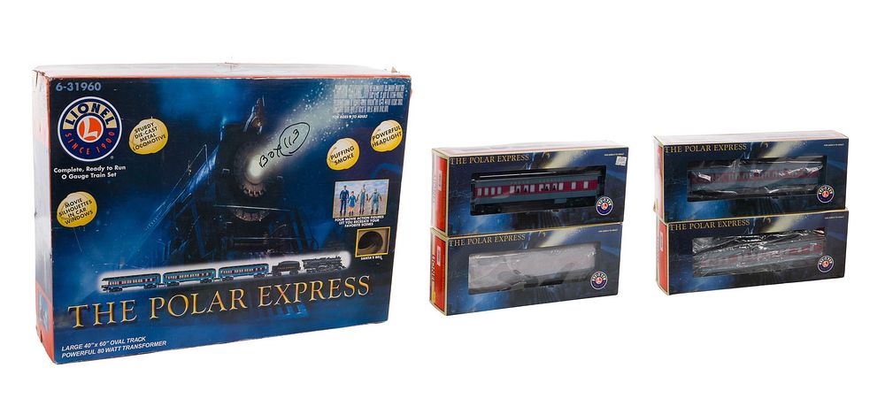 Lot 278: Lionel Model Train O Scale Polar Express Assortment