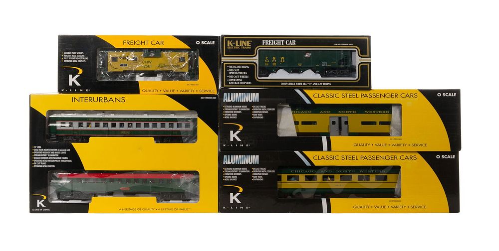 Lot 285: K-Line Model Train O Scale Assortment