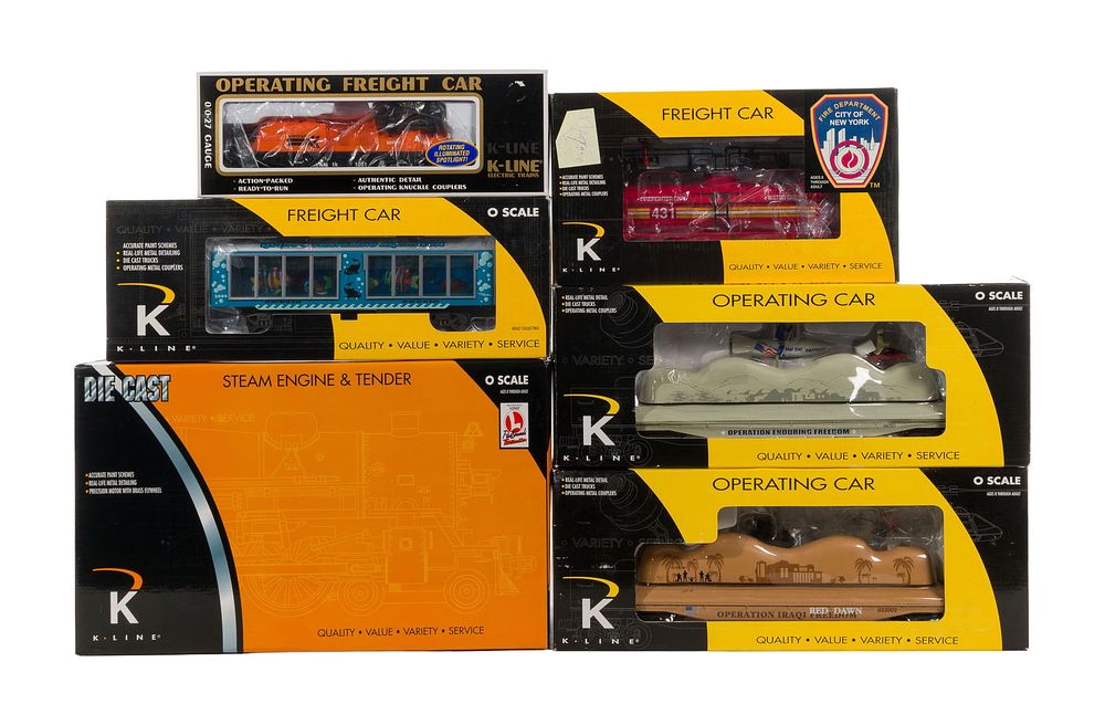 Lot 286: K-Line Model Train O Scale Assortment