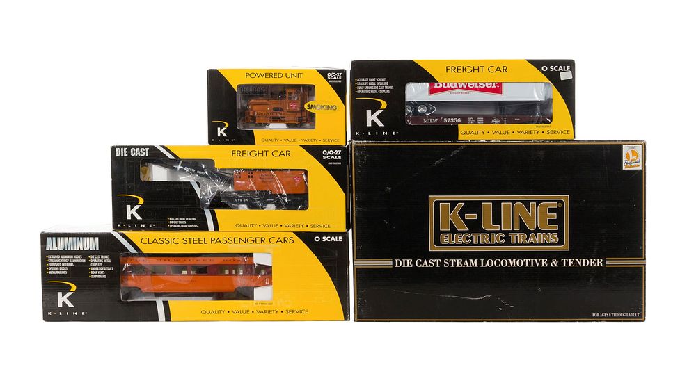 Lot 298: K-Line Model Train O Scale Assortment