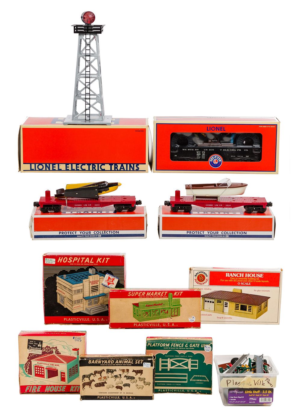 Lot 308: Lionel Model Train Mopar Set and Accessory Assortment