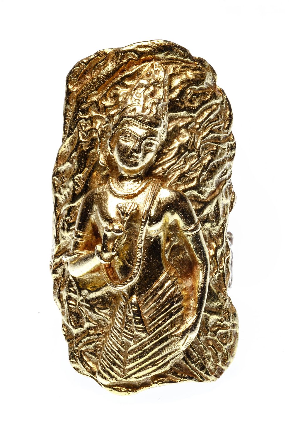 Lot 188: 18k Yellow Gold Thai Style Ring